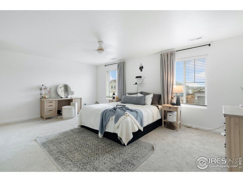 HUGE master suite with 3/4 updated bath and walk-in closet. HUGE master suite with 3/4 updated bath and walk-in closet.