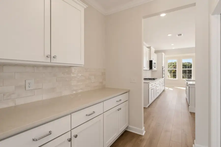 Furnished interior view inside a new home in Ridgecrest at Midway, Anderson (Image 9).
