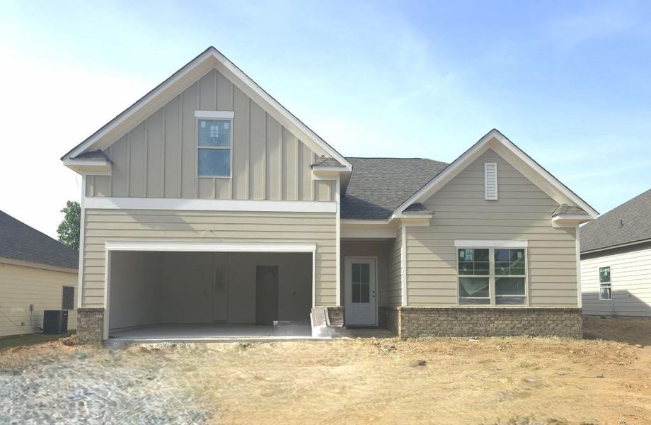 In-progress construction of a new home in , Homer, GA (Image 36).