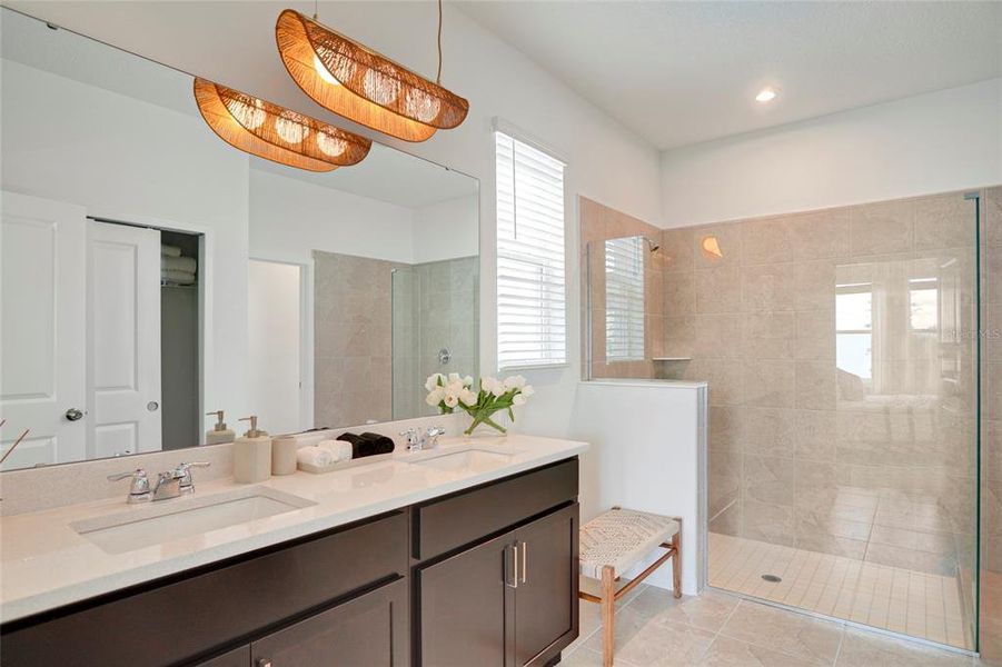 Furnished interior view inside a new home in Solara Resort, Kissimmee (Image 13).