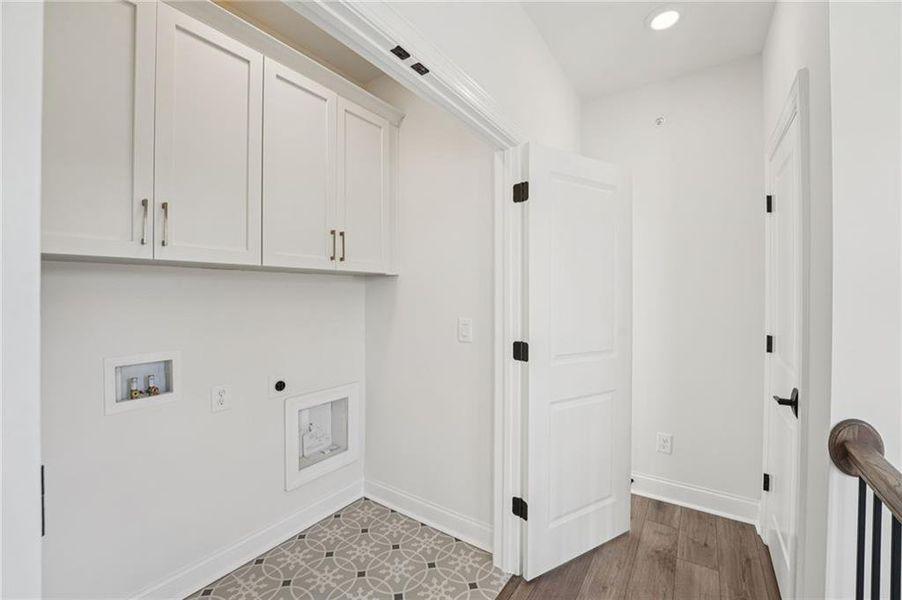 Spacious, unfurnished interior of a new home in Towns on Thompson, Alpharetta (Image 46).