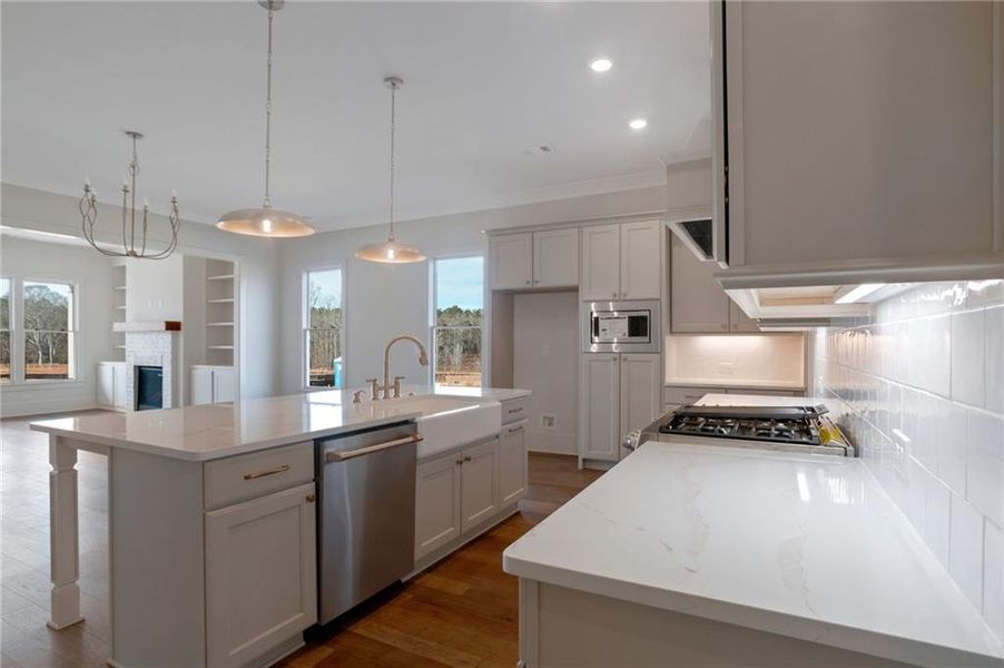 Furnished interior view inside a new home in , Statham (Image 5).