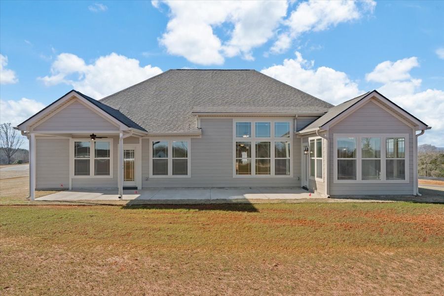 Representative exterior photo of a completed home built from the Converse by Enchanted Homes in Messer Farms, Inman, SC (Image 20).