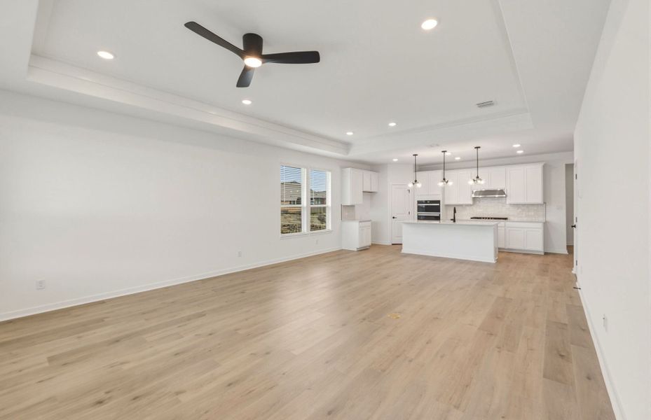 Representative unfurnished interior of a home built from the Oakmont by Pulte Homes in Sunfield, Mustang Ridge (Image 11).