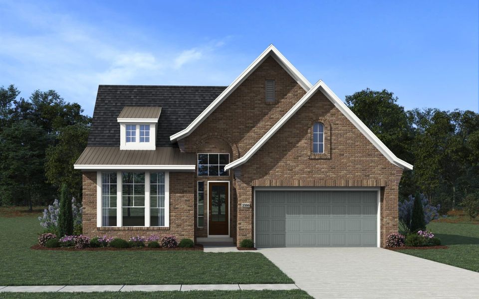 Front exterior of a new home in Prominence – Now Selling, San Antonio, TX, highlighting curb appeal (Image 25).