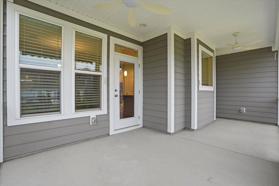 Exterior details and patio area of a home in , Summerville (Image 23).