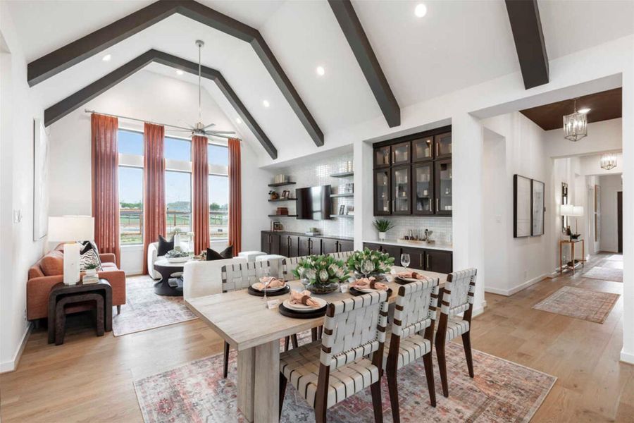 Kitchen and Dining - Virtually Staged Kitchen and Dining - Virtually Staged