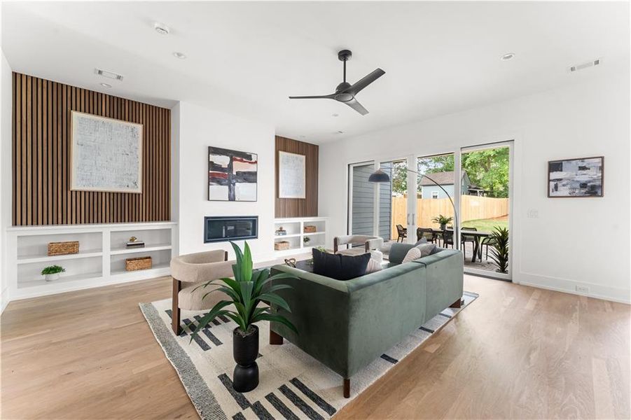 Furnished interior view inside a new home in , Atlanta (Image 15).