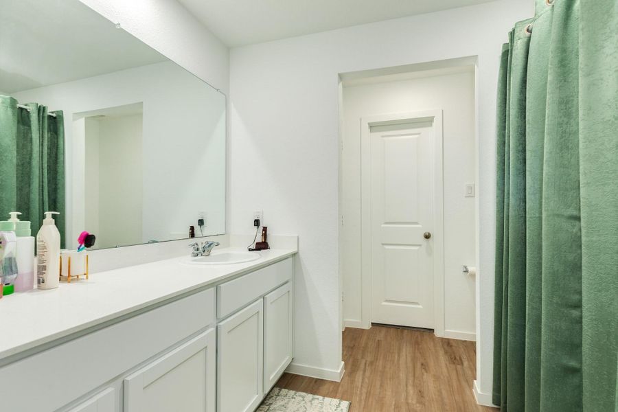 Furnished interior view inside a new home in Windrose Green, Angleton (Image 18).