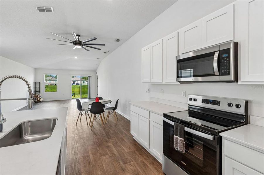 Furnished interior view inside a new home in Ravenswood Village, St. Augustine (Image 17). Furnished interior view inside a new home in Ravenswood Village, St. Augustine (Image 17).