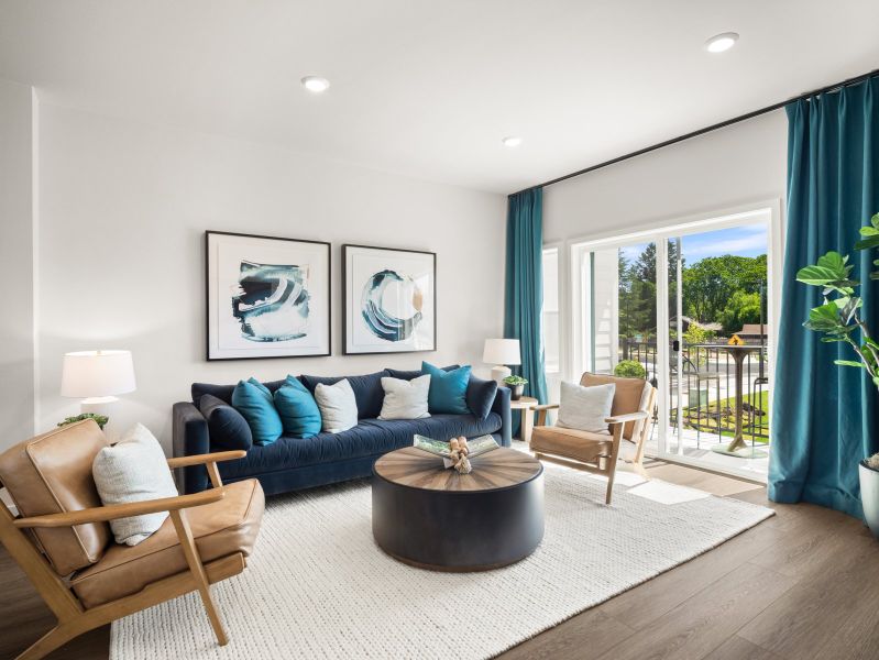 Representative furnished interior of a home built from the Hawthorne by Risewell Homes in Elevon, Lavon (Image 2). Representative furnished interior of a home built from the Hawthorne by Risewell Homes in Elevon, Lavon (Image 2).