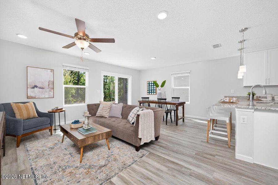 Furnished interior view inside a new home in , Jacksonville (Image 12).