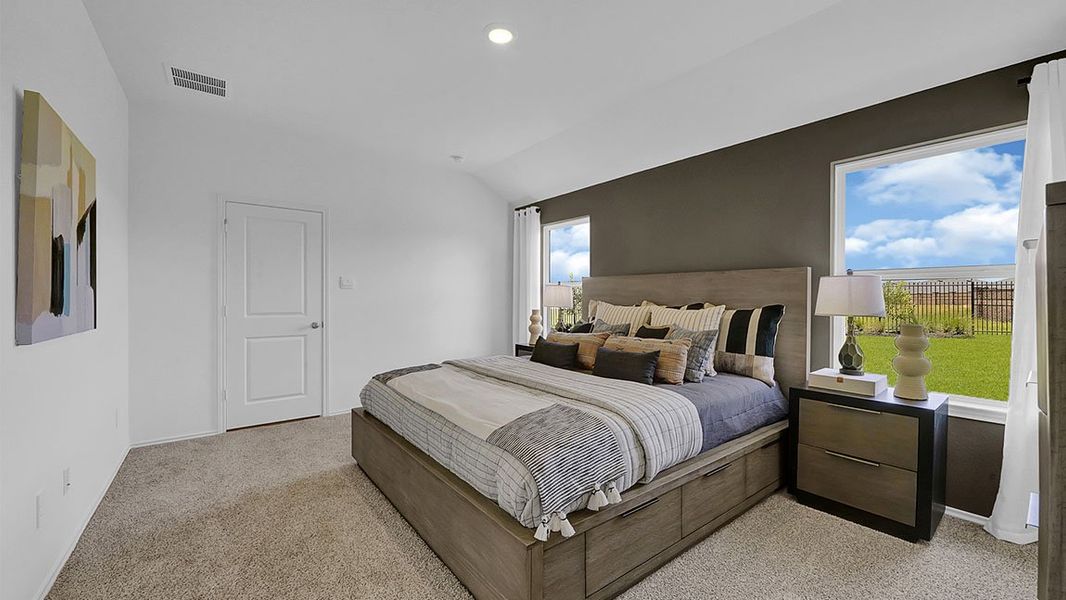 Furnished interior view inside a new home in Tamarron, Fulshear (Image 14).