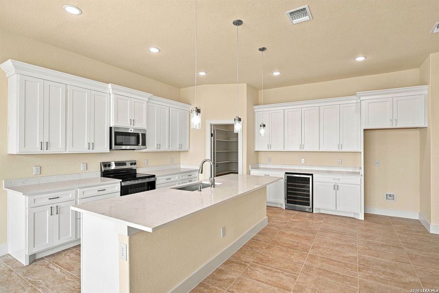 Furnished interior view inside a new home in , Pleasanton (Image 10).