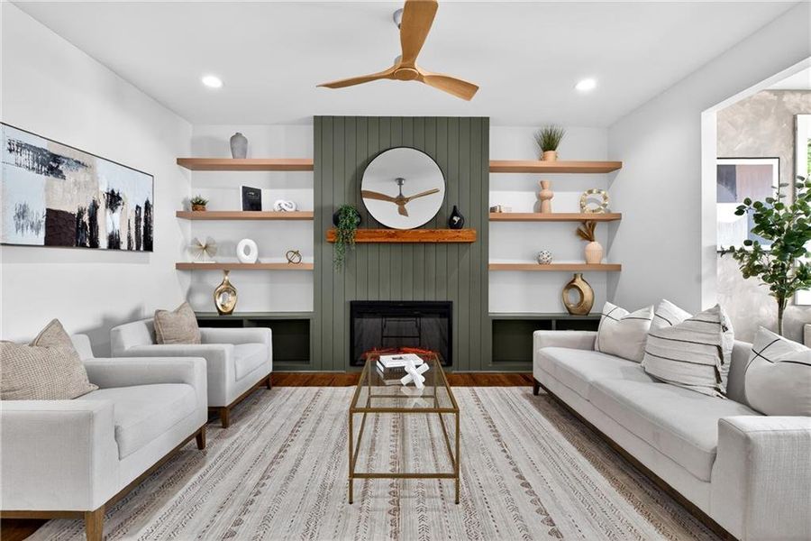 Furnished interior view inside a new home in , Atlanta (Image 13).