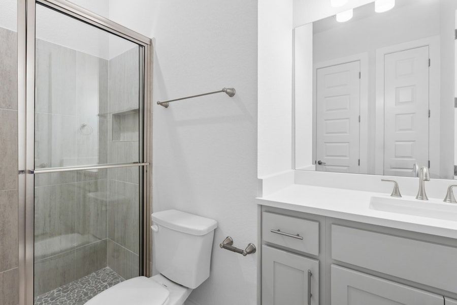 Furnished interior view inside a new home in Leander Estates, Leander (Image 14).