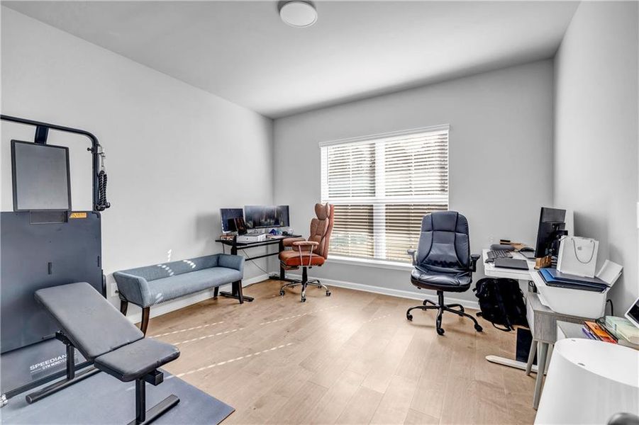 Furnished interior view inside a new home in Briar Creek, Atlanta (Image 14).