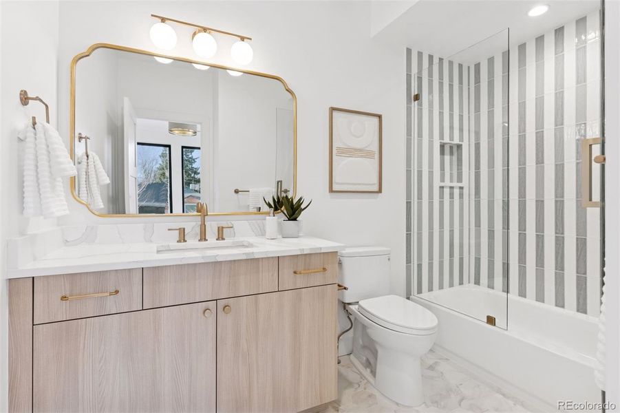 Furnished interior view inside a new home in , Denver (Image 35).