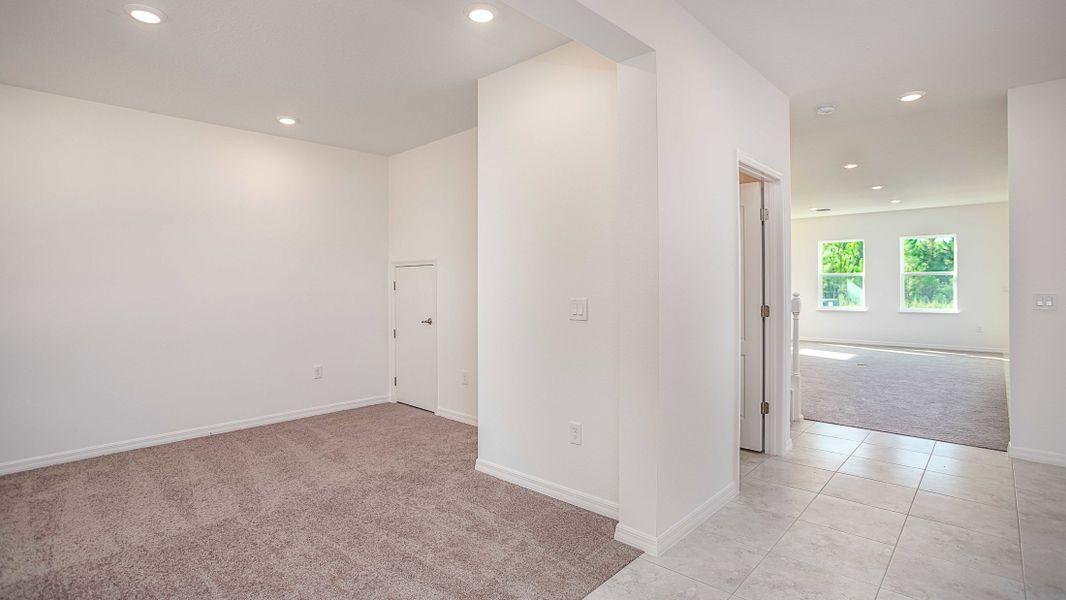 Representative unfurnished interior of a home built from the Carlisle by Maronda Homes in Crosswinds, Haines City (Image 22).