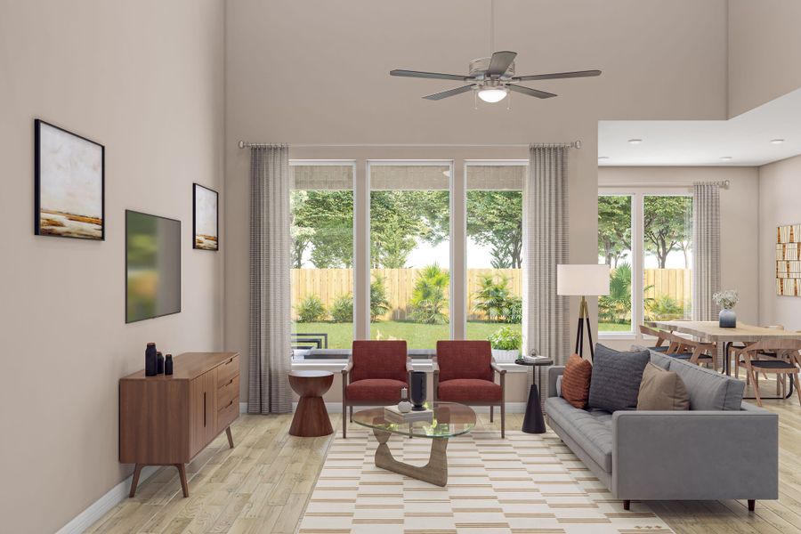 Representative furnished interior of a home built from the Martin by Tri Pointe Homes in Oakhill Reserve, Tomball (Image 8). Representative furnished interior of a home built from the Martin by Tri Pointe Homes in Oakhill Reserve, Tomball (Image 8).