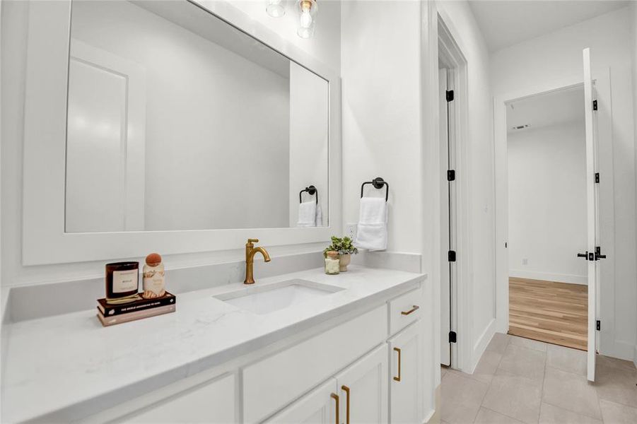 Furnished interior view inside a new home in , Aledo (Image 14).