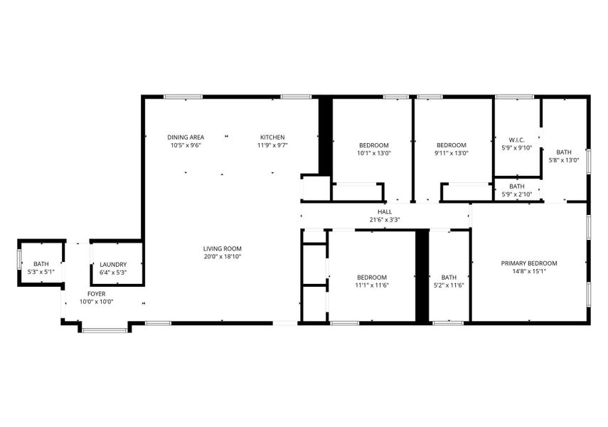 2D floor plan layout of this home in , Conroe, TX (Image 5). 2D floor plan layout of this home in , Conroe, TX (Image 5).