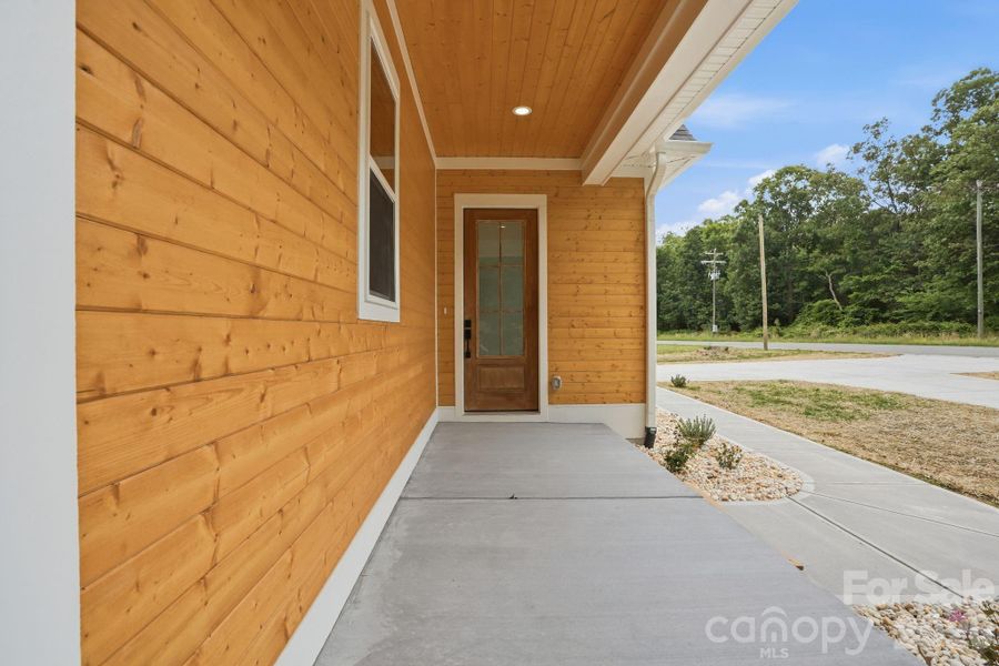 Exterior details and patio area of a home in , Marshville (Image 4).