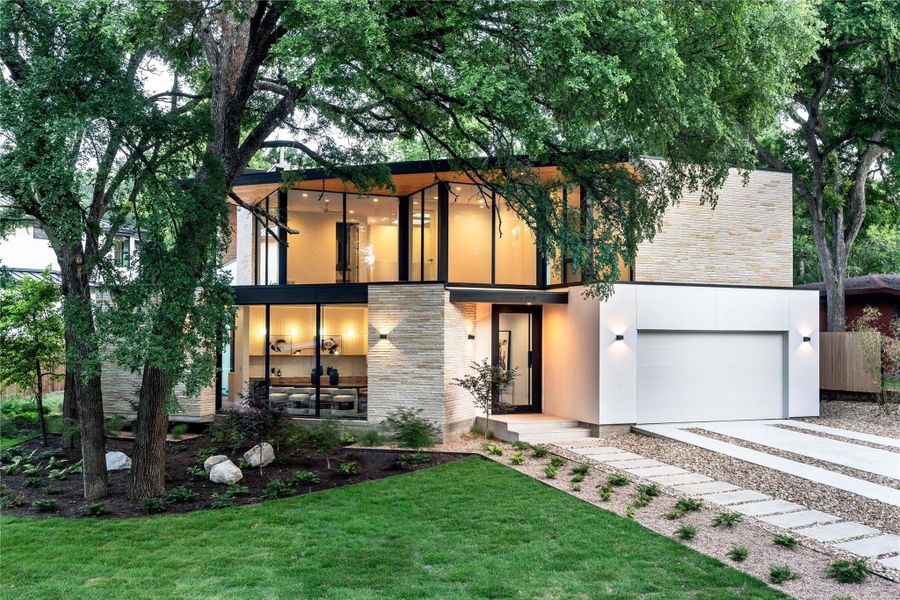 Front exterior of a new home in , Austin, TX, highlighting curb appeal (Image 16).
