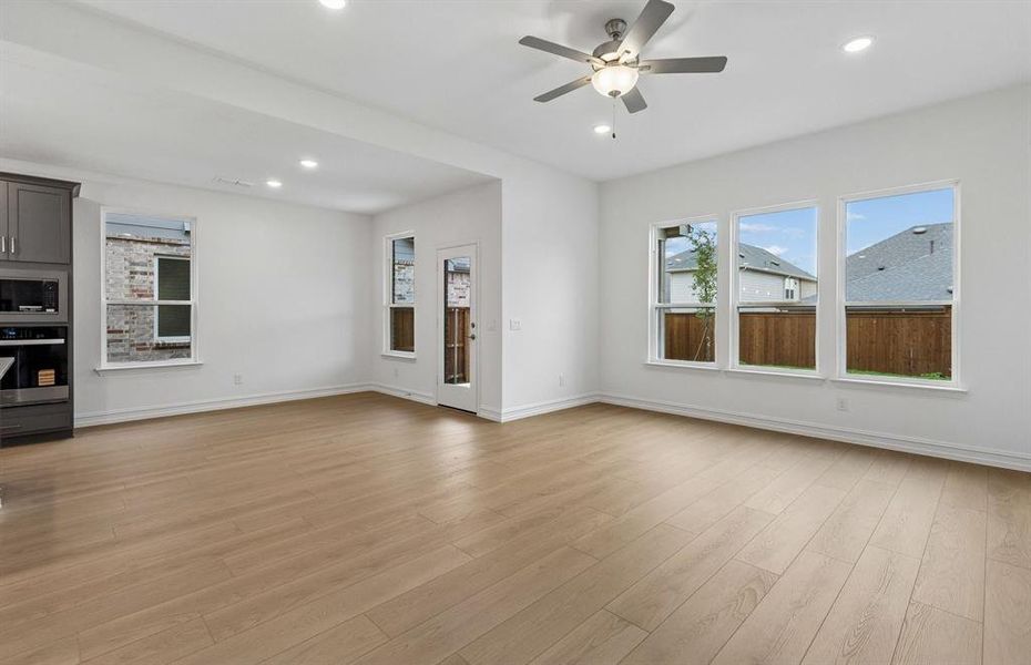 Gathering room with natural light