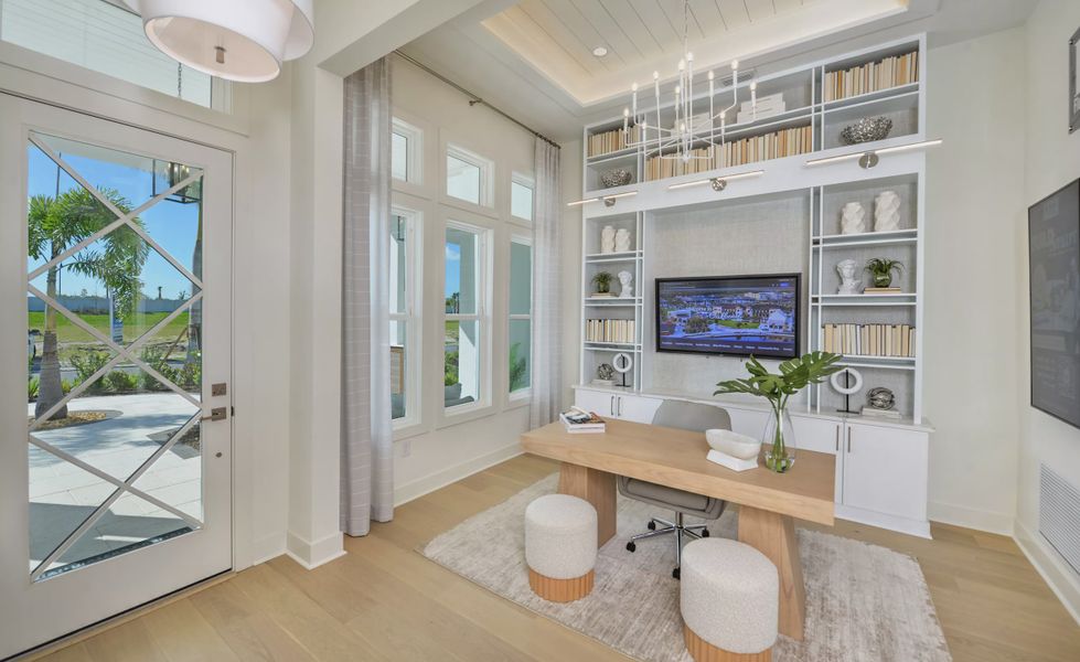 Furnished interior view inside a new home in Wellen Park, Venice (Image 18). Furnished interior view inside a new home in Wellen Park, Venice (Image 18).
