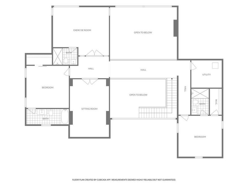 2D floor plan layout of this home in , Marietta, GA (Image 5).