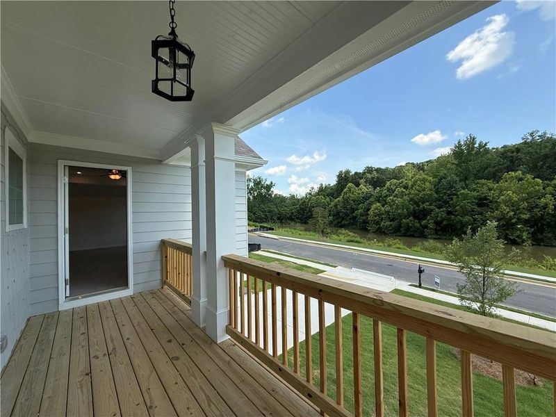 Exterior details and patio area of a home in Maple Village, Adairsville (Image 21).
