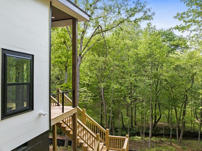 Exterior details and patio area of a home in , Blue Ridge (Image 36). Exterior details and patio area of a home in , Blue Ridge (Image 36).