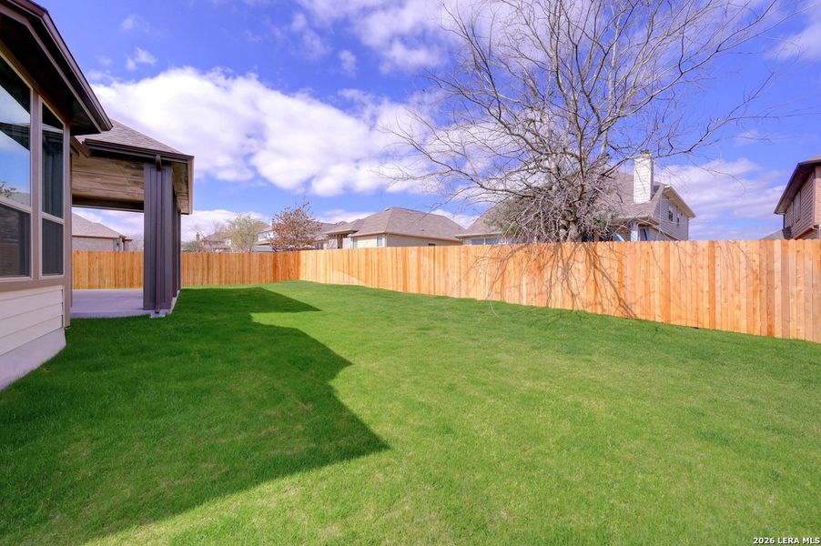 Exterior details and patio area of a home in Mont Blanc, Schertz (Image 19).