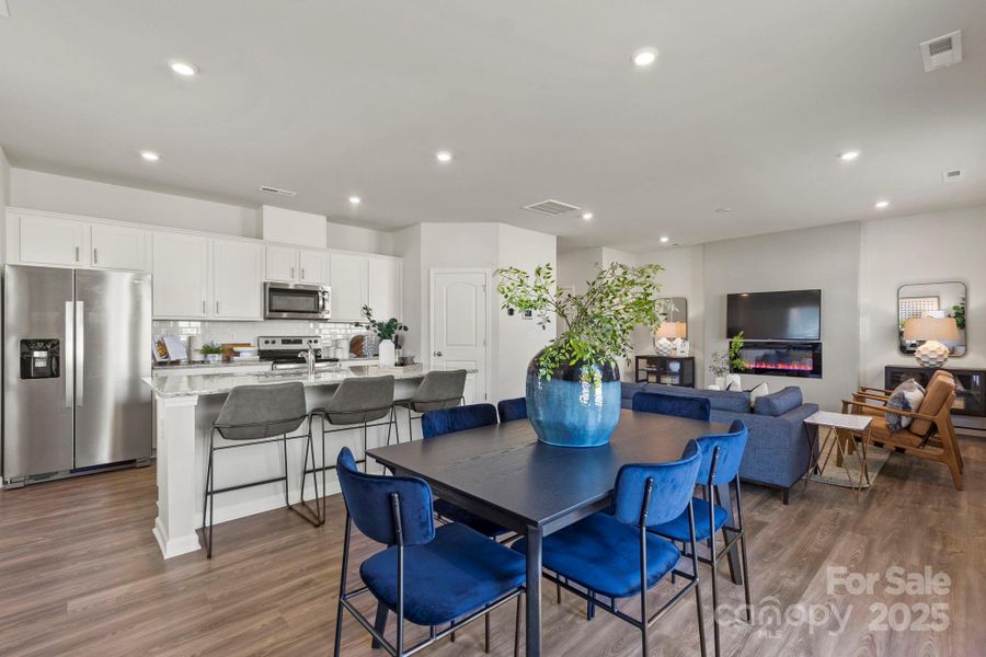 Furnished interior view inside a new home in The Meadows at Asbury Ridge, York (Image 10).