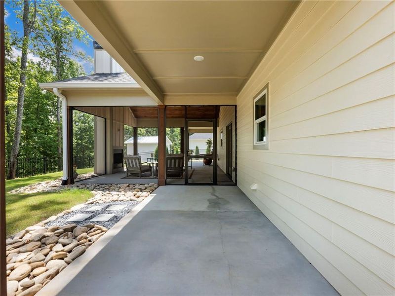 Exterior details and patio area of a home in , Cornelia (Image 31). Exterior details and patio area of a home in , Cornelia (Image 31).