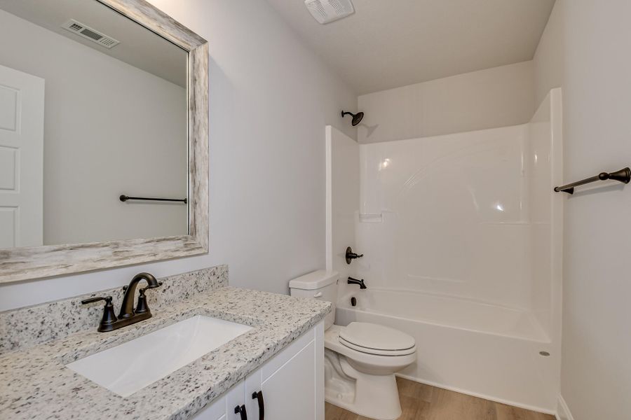 Furnished interior view inside a new home in , Edgefield (Image 5).