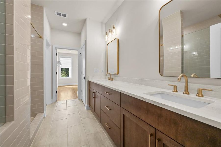 Furnished interior view inside a new home in , Johns Creek (Image 13).