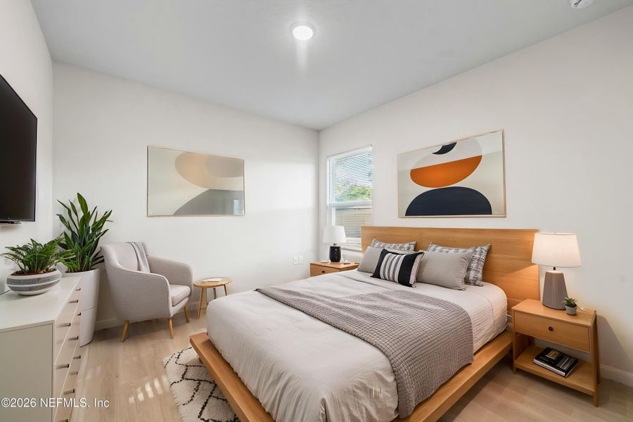 Furnished interior view inside a new home in , Jacksonville (Image 17).