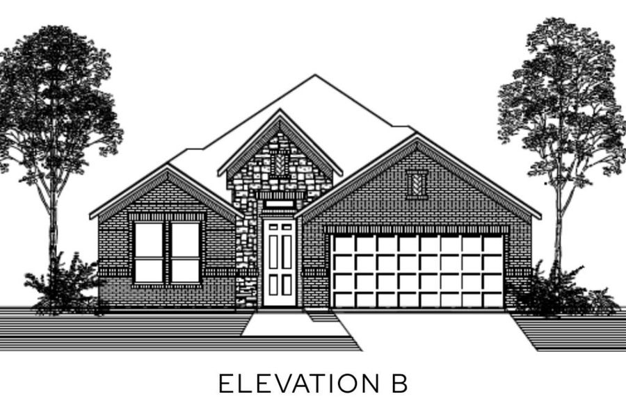 Representative rendering of the exterior for the The Albany by Lillian Custom Homes (Image 6).