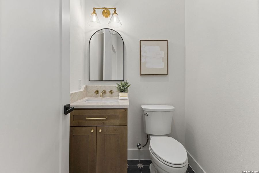 Furnished interior view inside a new home in , Blanco (Image 16). Furnished interior view inside a new home in , Blanco (Image 16).