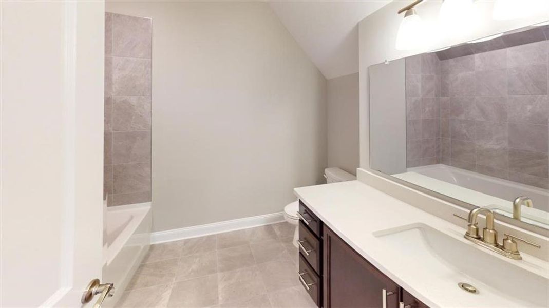 Furnished interior view inside a new home in The Courtyards at Redbud Lane, Holly Springs (Image 9).