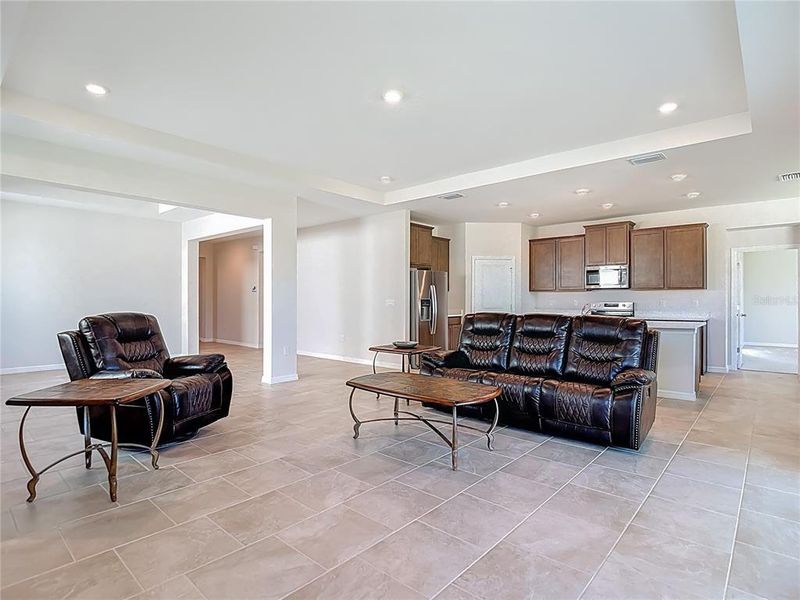 Furnished interior view inside a new home in Mirada, San Antonio (Image 45).