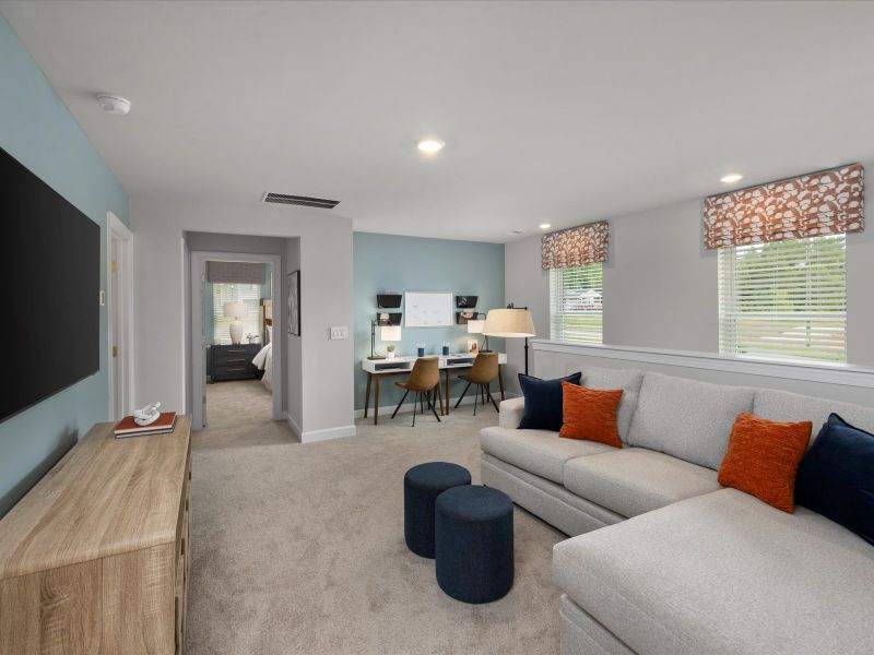 Furnished interior view inside a new home in Avalon Place - Classic Series, Durham (Image 9).