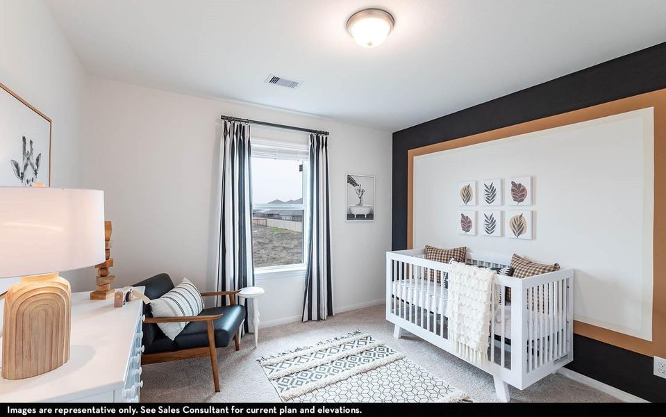 Furnished interior view inside a new home in The Pines at Seven Coves, Willis (Image 13).
