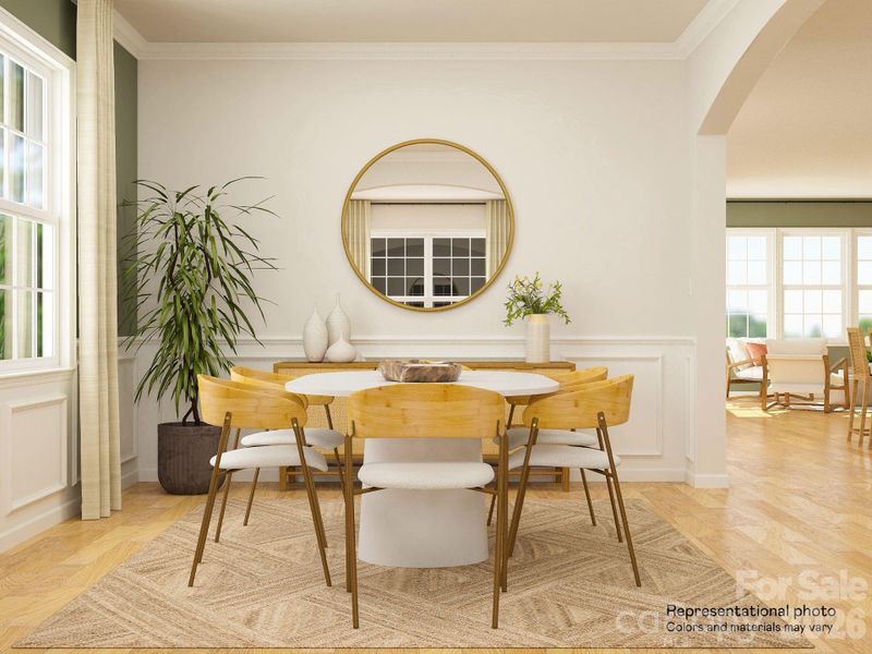 Furnished interior view inside a new home in Harris Mill, Indian Land (Image 5). Furnished interior view inside a new home in Harris Mill, Indian Land (Image 5).