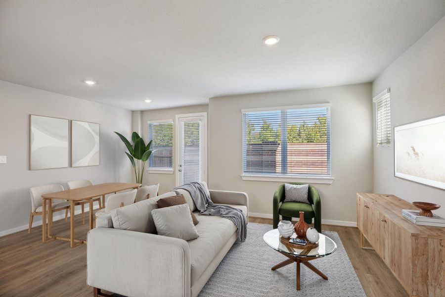 Photo is not of the actual home, but is an inspirational photo of builder’s model home and may depict options, furnishings, and/or decorator features that are not included