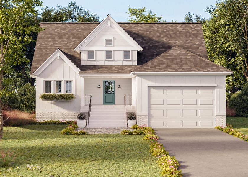 Front exterior of a new home in , Hanahan, SC, highlighting curb appeal (Image 18).