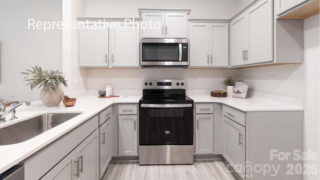 Furnished interior view inside a new home in Clark Creek Landing, Lincolnton (Image 3).