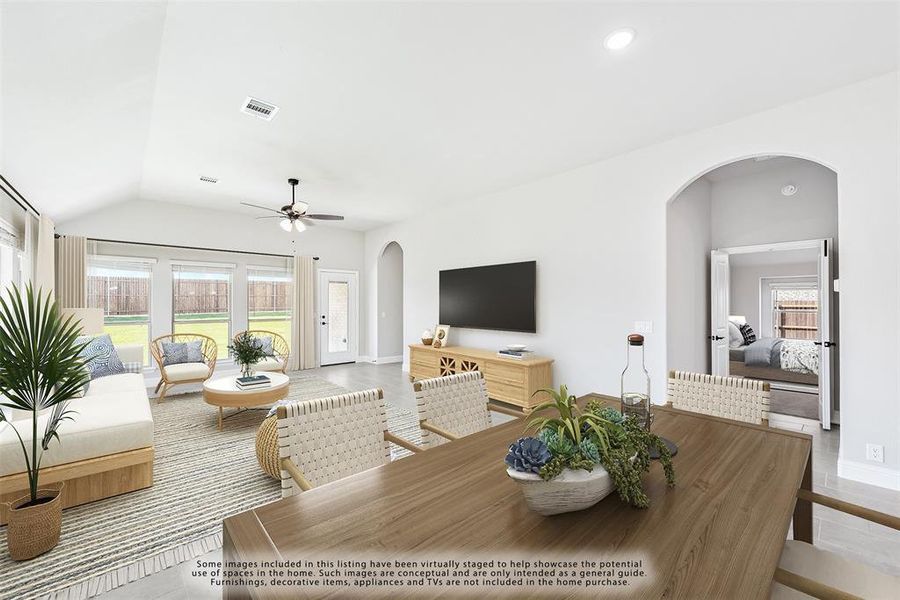 Furnished interior view inside a new home in Hampton Park, Glenn Heights (Image 4). Furnished interior view inside a new home in Hampton Park, Glenn Heights (Image 4).